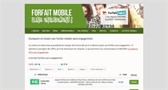 Desktop Screenshot of forfait-mobile-sans-engagement.com