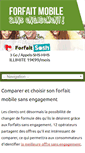 Mobile Screenshot of forfait-mobile-sans-engagement.com